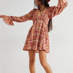 Free People Jackie Dress - Rustic Combo - Size Small - Brand New with Tags